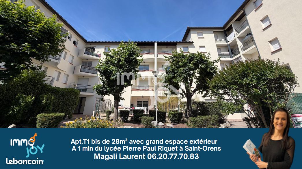 Appartement 1 pièce 28 m² · à Saint-Orens-de-Gameville · 28 m² · 565 €/mois