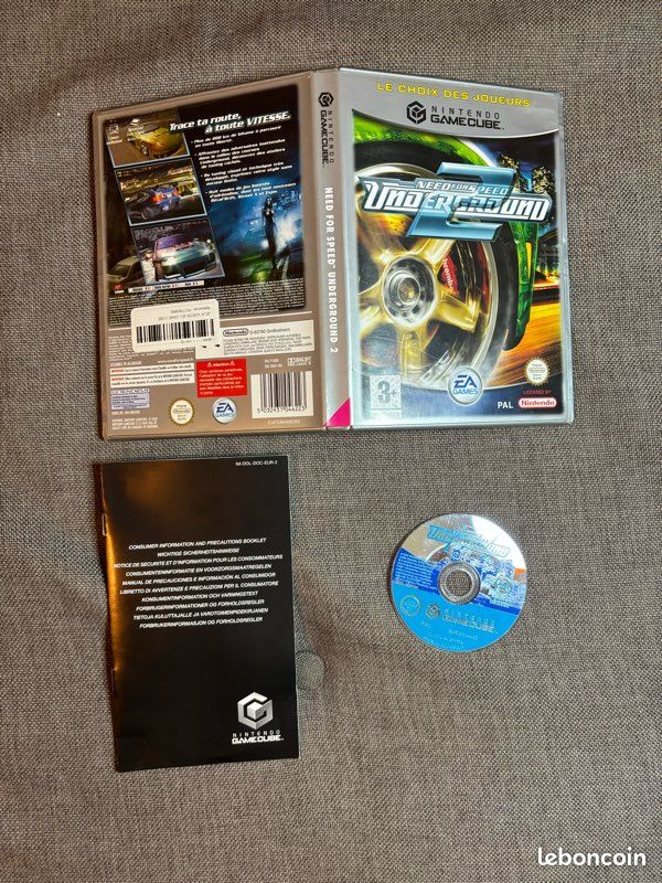 Need for Speed Underground Nintendo gamecube Jeux vidéo
