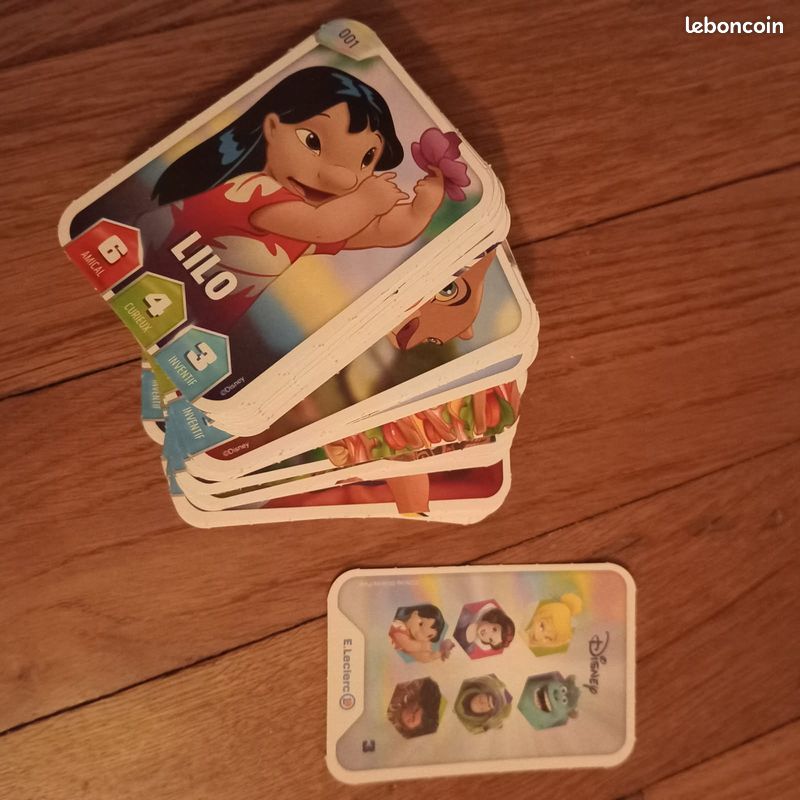 Lot complet des 108 cartes la magie de Disney collection Leclerc (image 1)