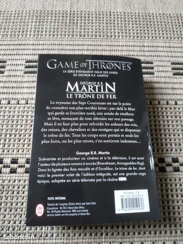Game of Thrones Le Trône de Fer (image 2)
