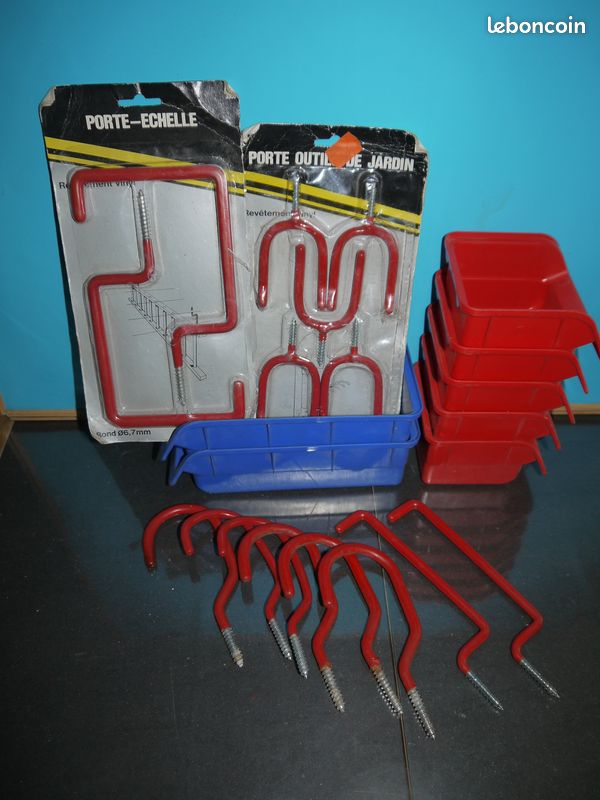 Négociable neuf Lot crochets amenagement rangement garage atelier buanderie (image 1)