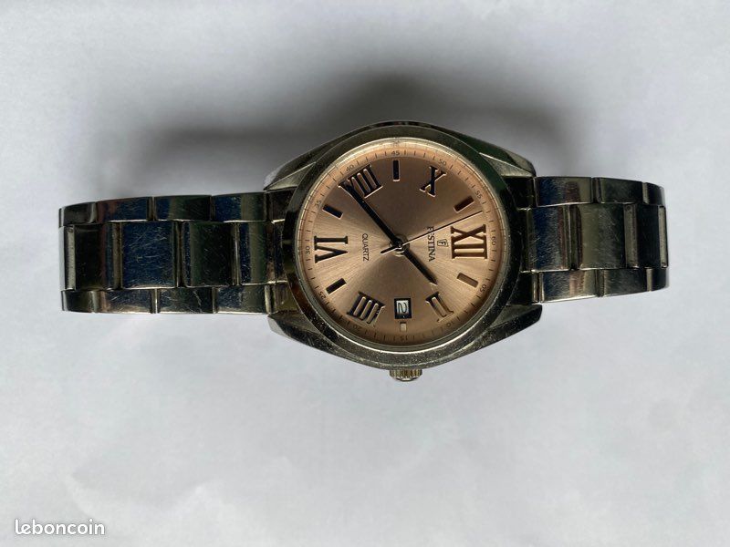 Montre Festina Femme Quartz Acier – Style Décontracté Vintage, Boîtier 26 Mm, étanchéité 50 M