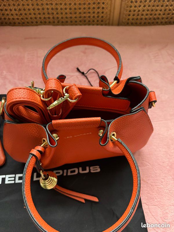 Sac orange Ted Lapidus neuf (image 3)