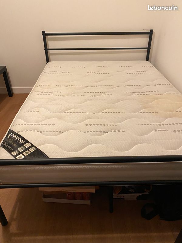 Lit 2 places avec matelas (image 2)