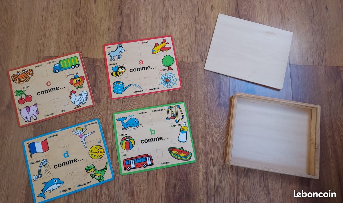 Jouets, jeux et puzzles en bois pour enfants (image 2)