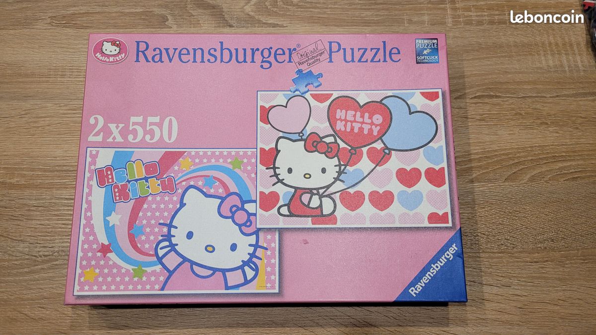 2 Puzzles Hello Kitty (2 x 550 pièces) (image 1)