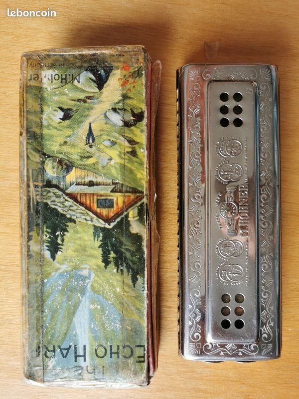 Harmonica M.HOHNER Echo + boîte d origine musique (image 1)