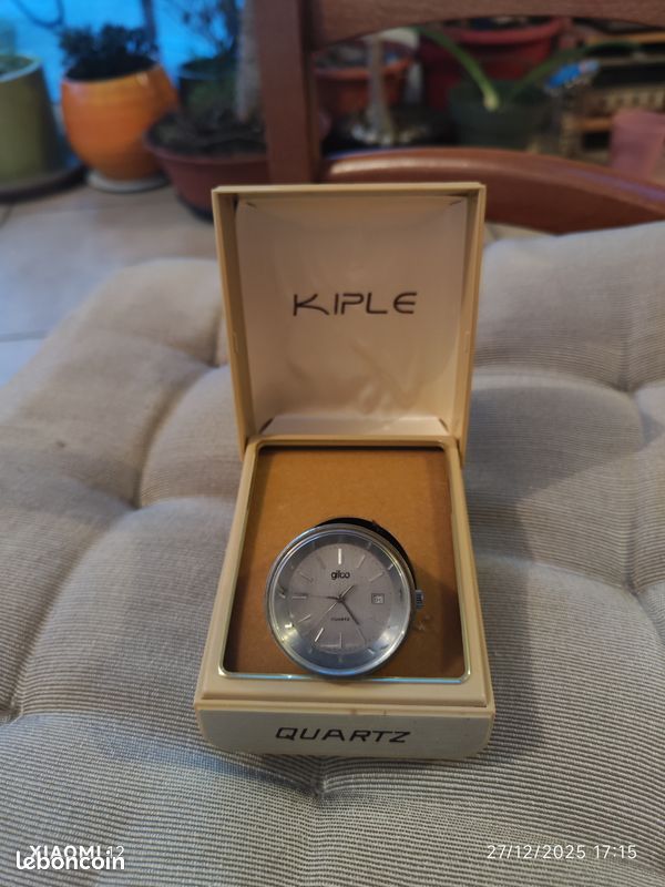 Montre sur table Kiple Quartz ancienne (image 1)