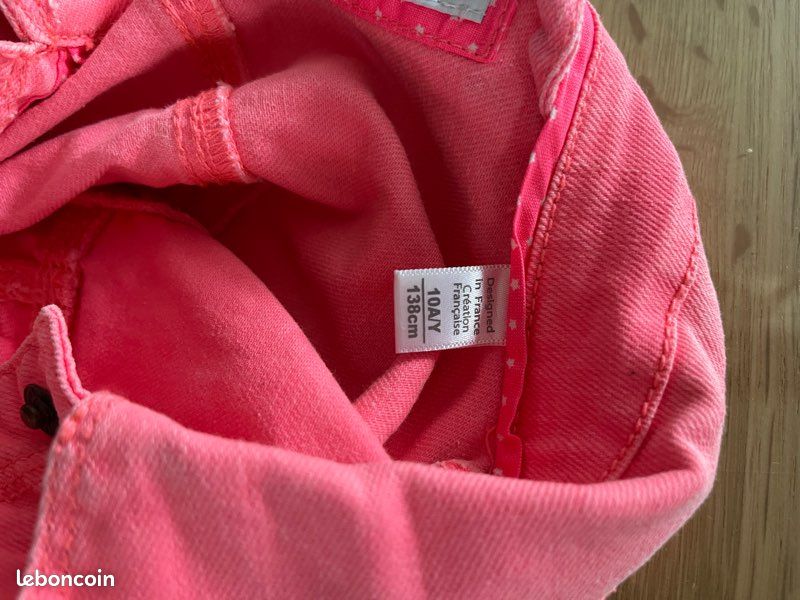Veste jeans rose (image 2)