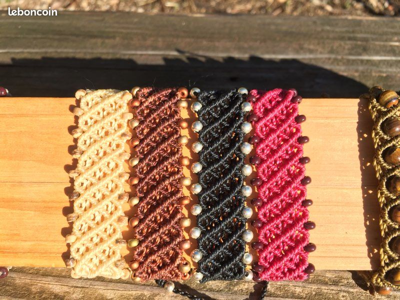 Bracelet macramé artisanal (image 2)