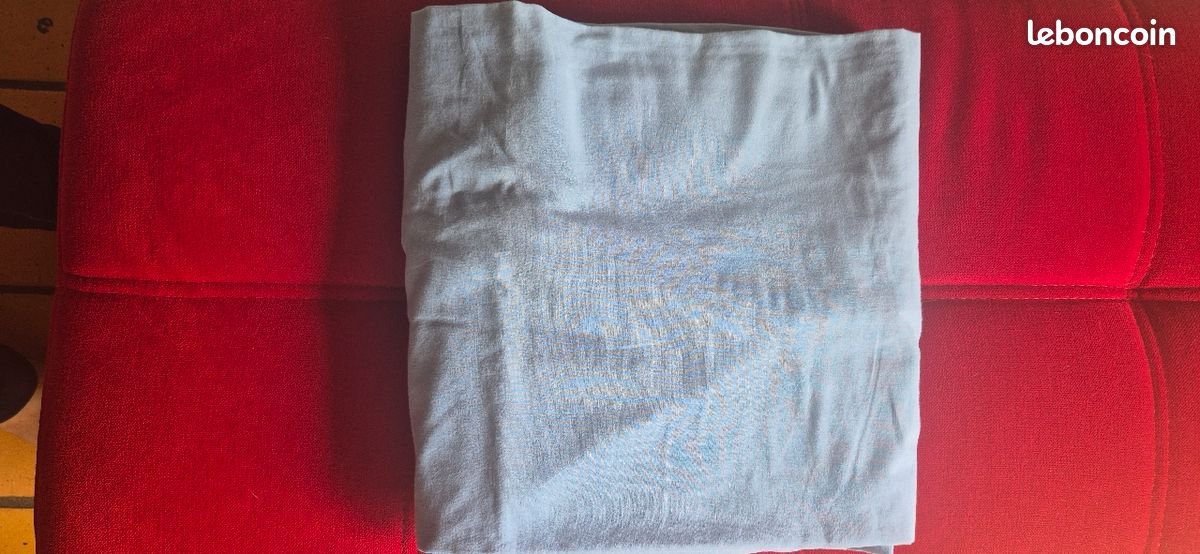 Drap housse lit 2 personnes Domedia (image 1)