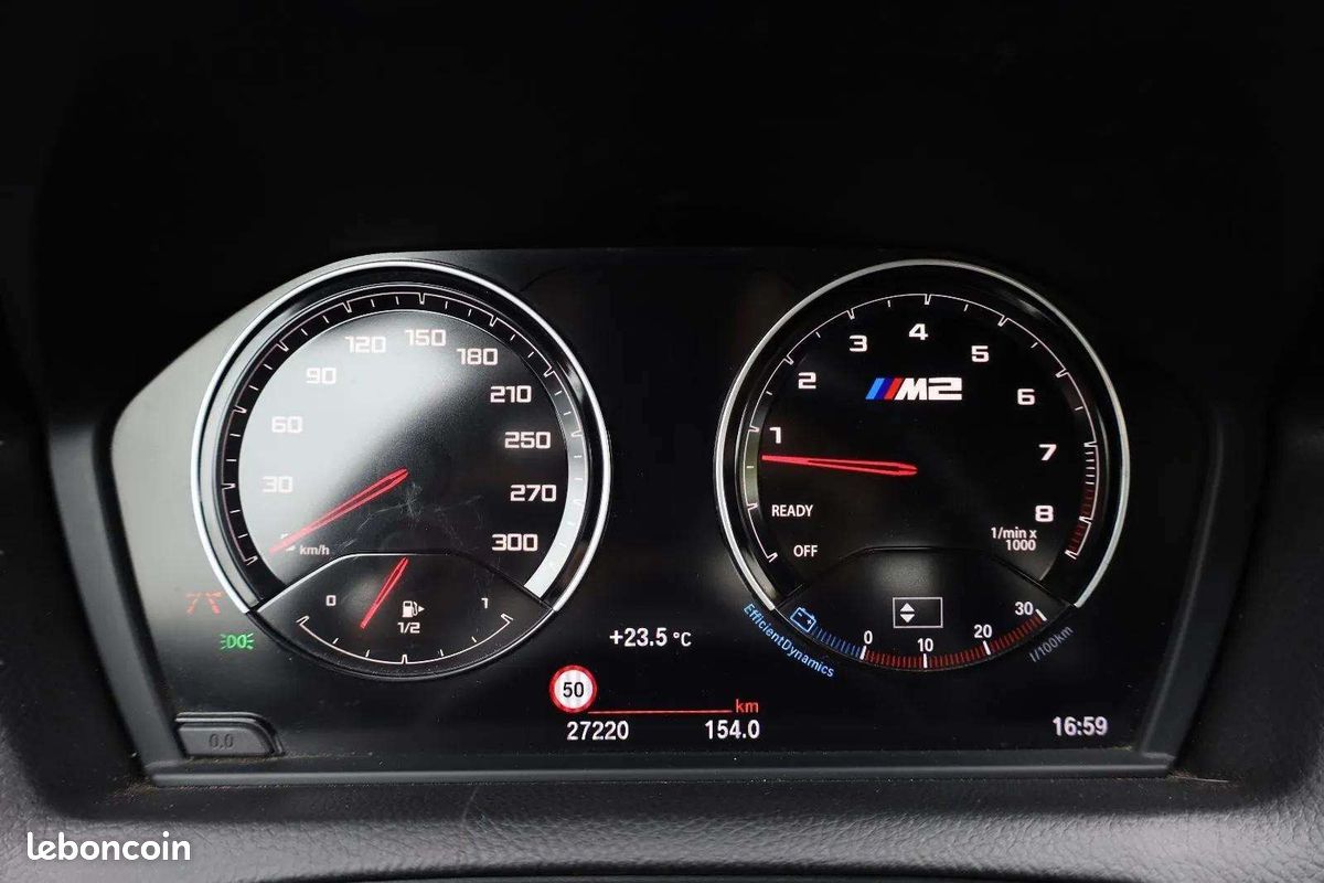 BMW M2 COMPETITION 3.0 411 ch * Boîte Manuelle * Harman Kardon * CarPlay * Sièges M Sport * LED Adaptatifs (image 16)