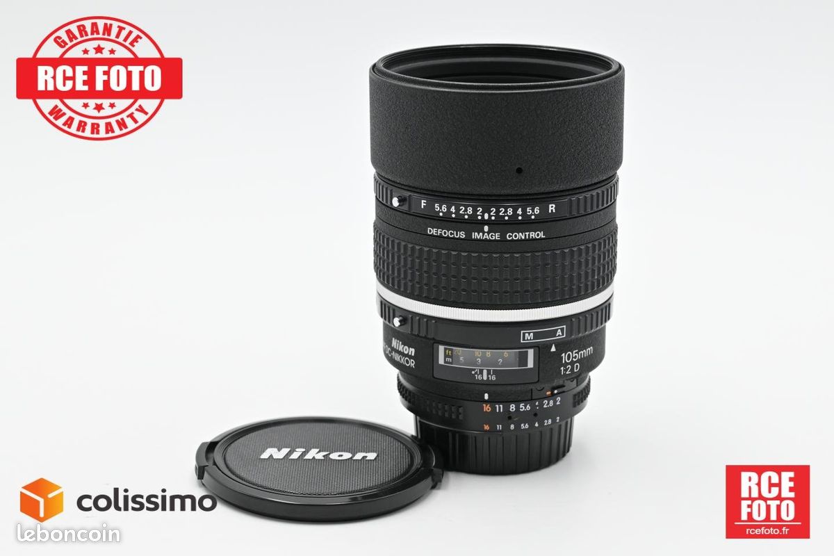 Nikon AF DC Nikkor 105mm f/2D Nikkor (Nikon) Photo, audio vidéo