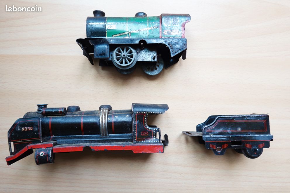 Train Meccano Hornby 3615 – Tôle, Série 59, Collection Vintage, à Réviser, Sans Clé
