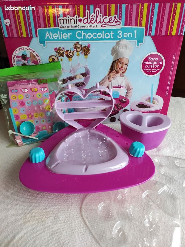 Jouet enfant atelier chocolat 3 en 1, Mini délices de Lansay (image 2)