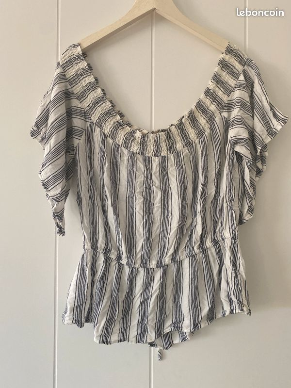 Haut femme col bateau Abercrombie & Fitch S (image 2)
