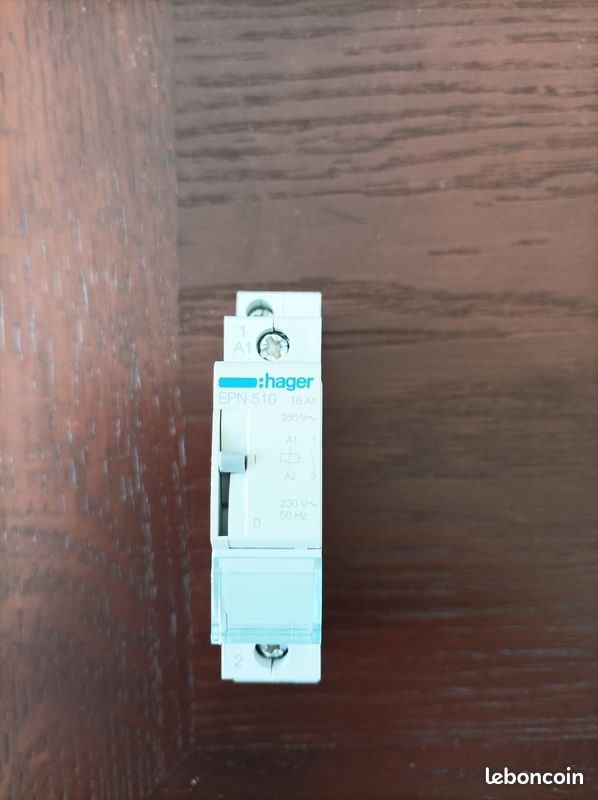 Télérupteur Hager 1F 230V EPN 510 (image 1)