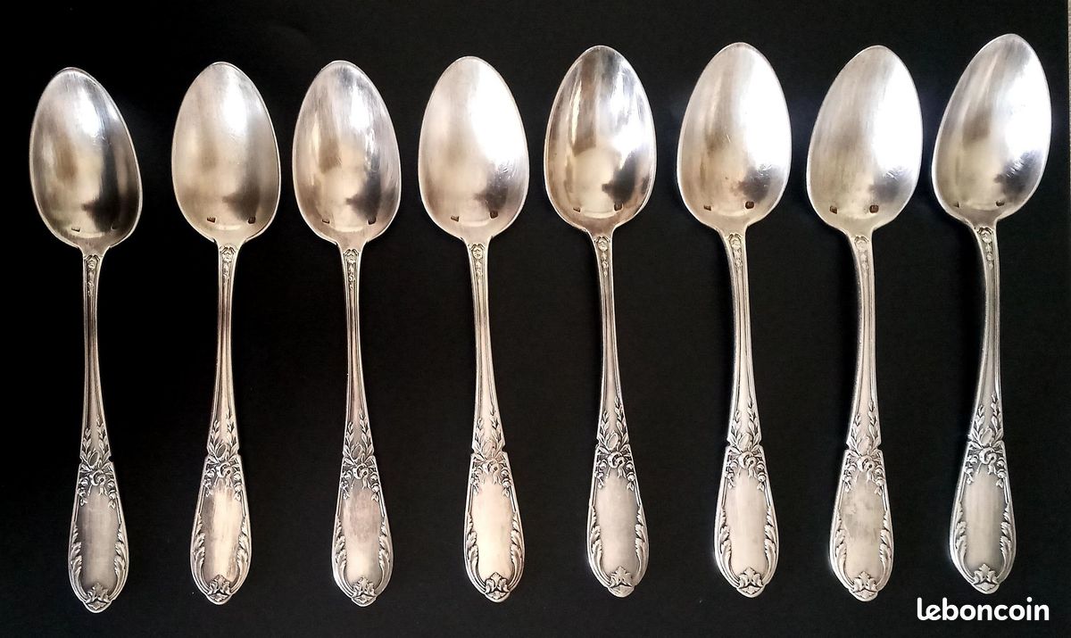 Lot De 6 Cuillères à Mélanger En Acier Inoxydable Avec Poignée En Céramique 15,5 X 2,5 Cm