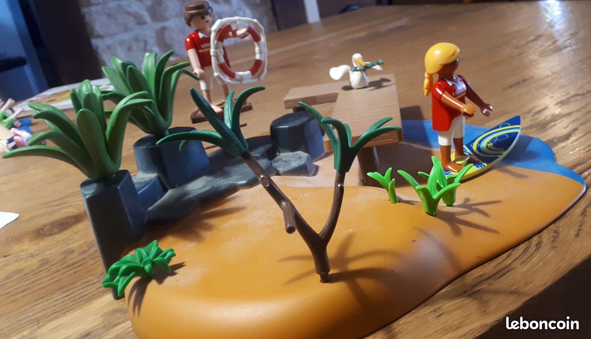 Playmobil surf et maman/fille à la plage (image 4)