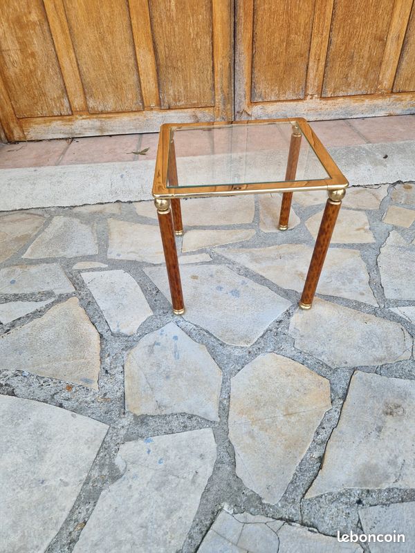 Table basse d appoint Lancel vintage (image 8)