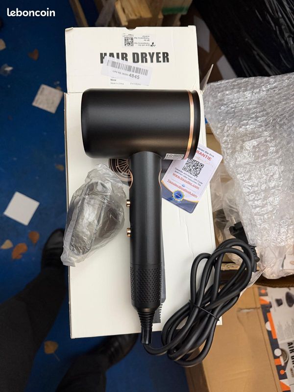 Sèche-Cheveux Ionique 2400W - 40000 RPM - Anti-Frisottis - Neuf (image 2)