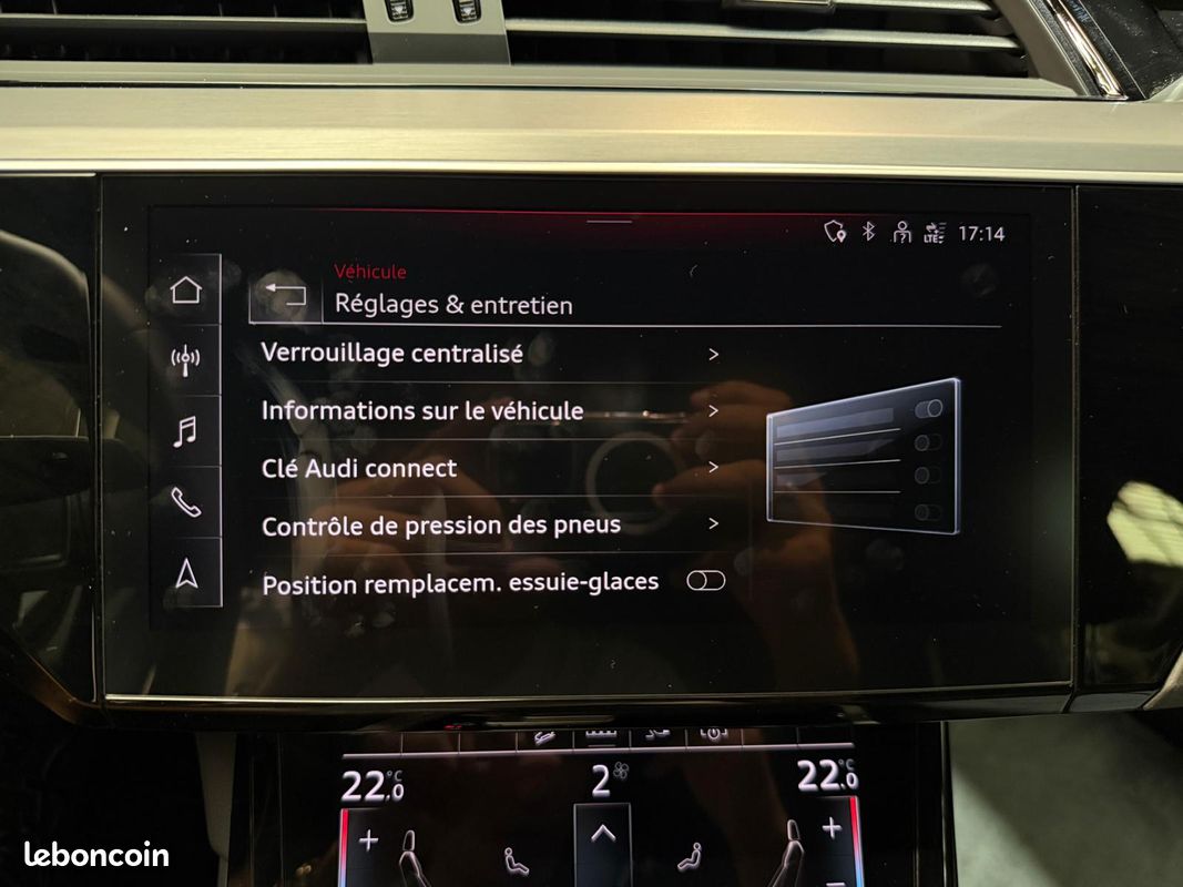 AUDI E-TRON 55 114KWH QUATTRO S LINE SIÈGES ÉLECTRIQUES CHAUFFANTS RÉGULATEUR ADAPTATIF CAMÉRa 360 (image 23)