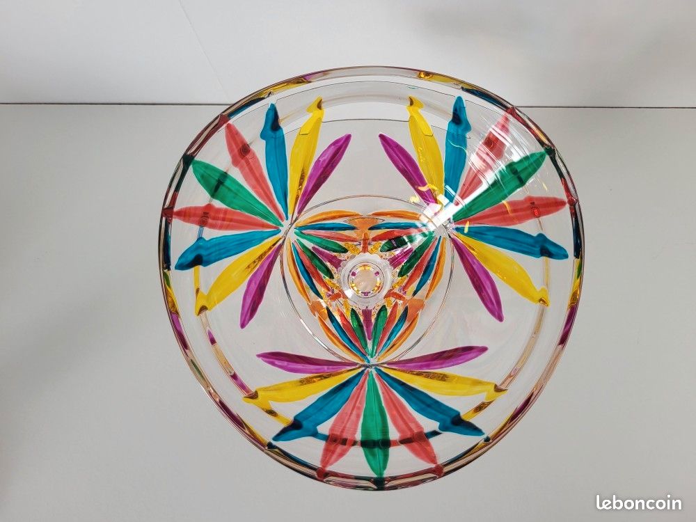 Bonbonnière en cristal multicolore (image 4)