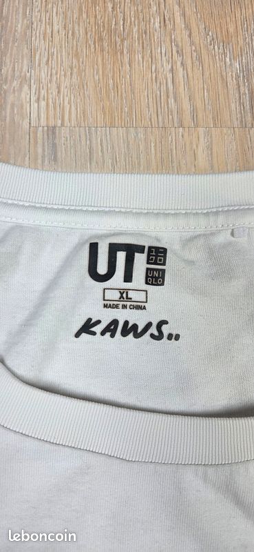 T-shirt KAWS X Uniqlo Flayed - Blanc - Taille XS - Neuf Avec Étiquettes