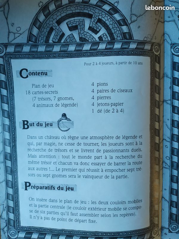 Jeu Du Labyrinthe Vintage - Offert Par Les Grands Magasins Au Bon Marché