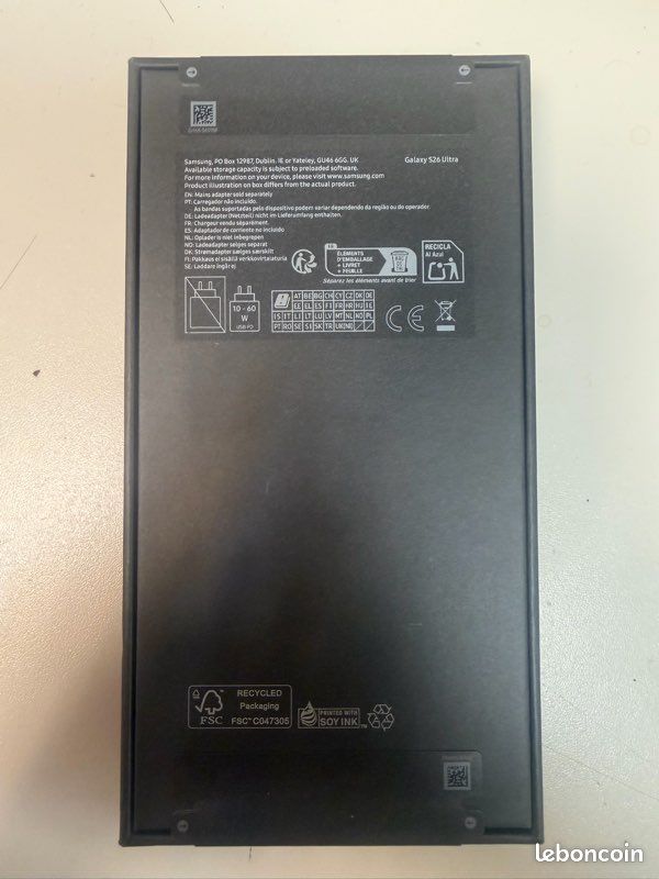 Samsung S26 Ultra 256Go Blanc sous scellé (image 2)