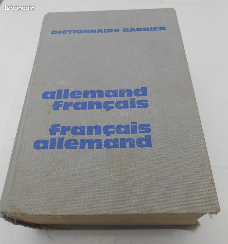 Dictionnaire GARNIER allemand français-français allemand (vic) (image 1)