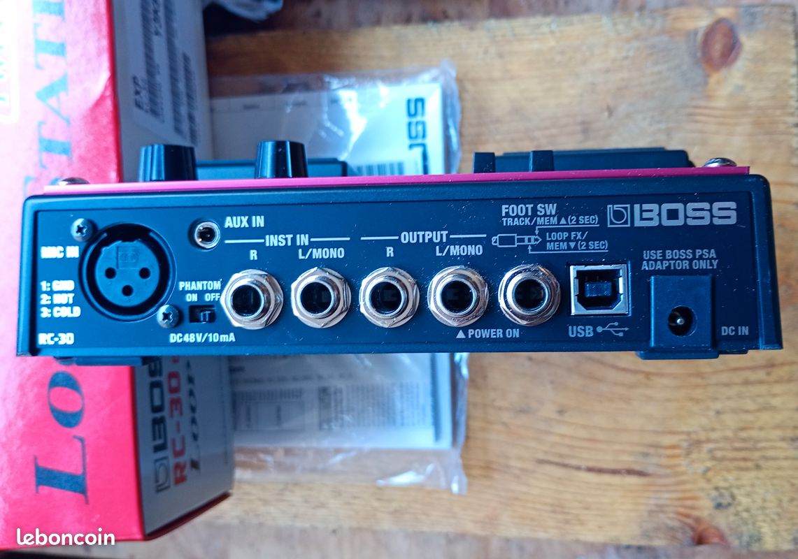 Pédale boss loop station RC30+ alimentation boîte et notice (image 3)