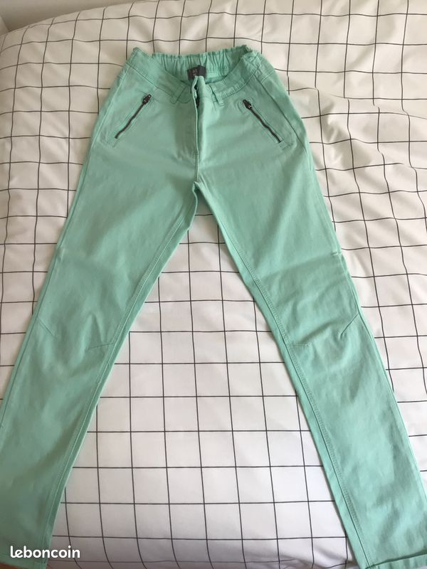 Pantalon vert 12 ans (image 1)