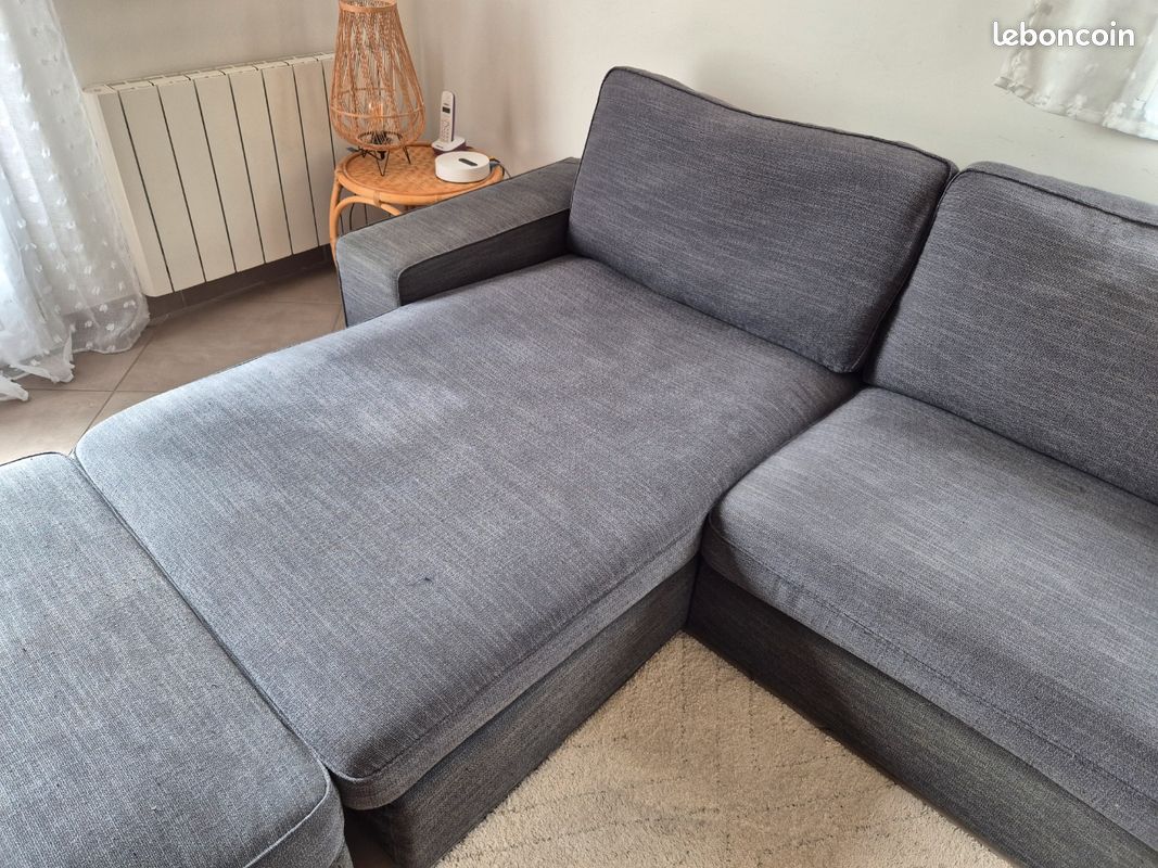 Housse De Canapé-lit IKEA KIVIK Tranås Noir - Réf. 301.936.91 - 51% Coton - Neuf Sous Boîte