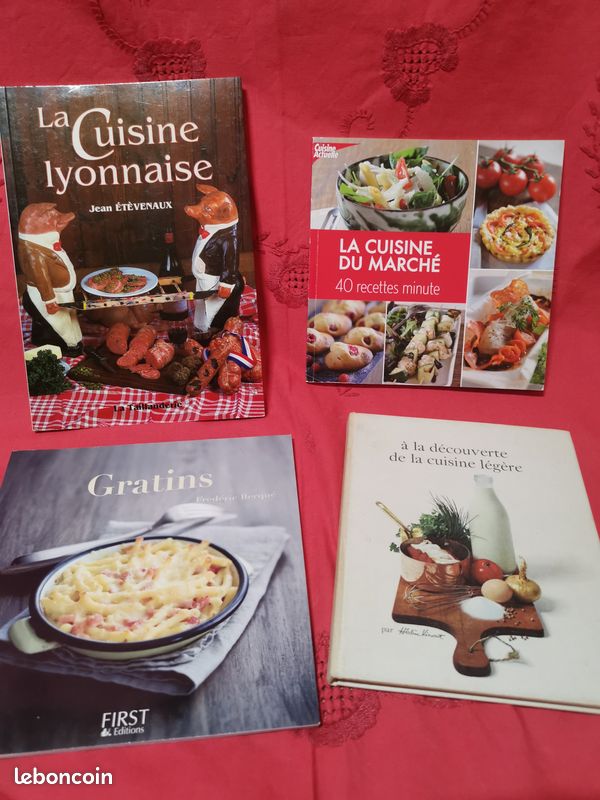 4 livres de recettes de cuisine (image 1)