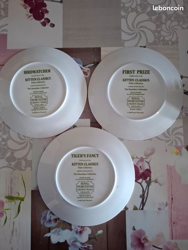 Assiettes de collection chats (image 2)