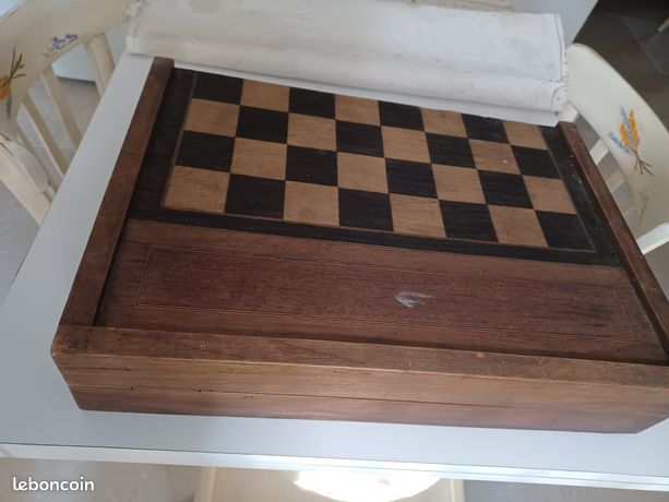 ANCIENNE BOITE DE Jeu En Bois - Jeu De Jacquet / Backgammon / Dames EUR 30,00 - FR ANCIENNE BOITE DE Jeu En Bois - Jeu De Jacquet / Backgammon / Dames EUR 30,00 - FR