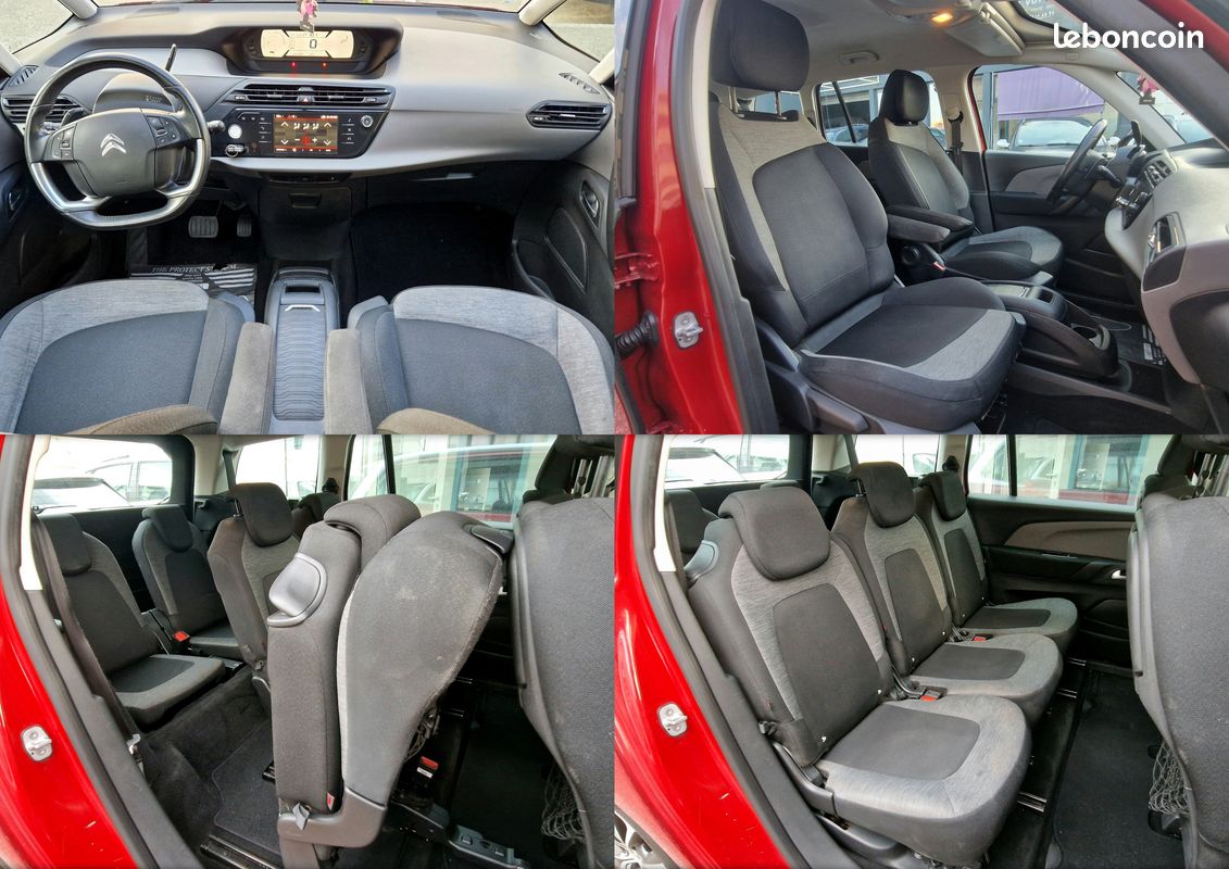 CITROËN GRAND C4 PICASSO Business II 1.6 BlueHDi 120 EAT6 Automatique 7 PLACES carplay android auto (image 5)