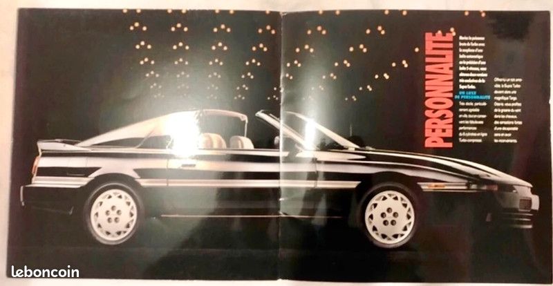 Brochure originale Toyota Supra MK3 A70 – Pièce collector JDM