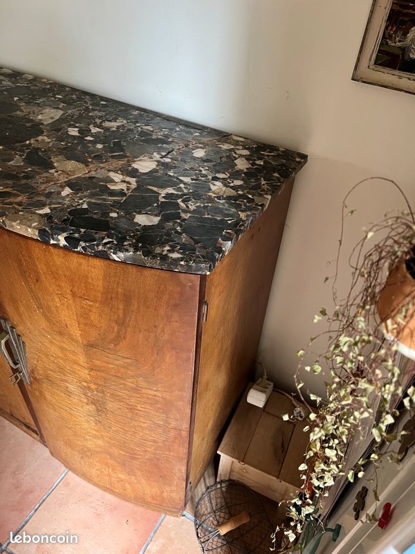 Buffet avec plateau en marbre (image 4)