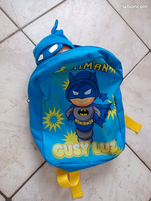 Veilleuse luciole doudou Batman et son sac videdressing5962 (image 7)