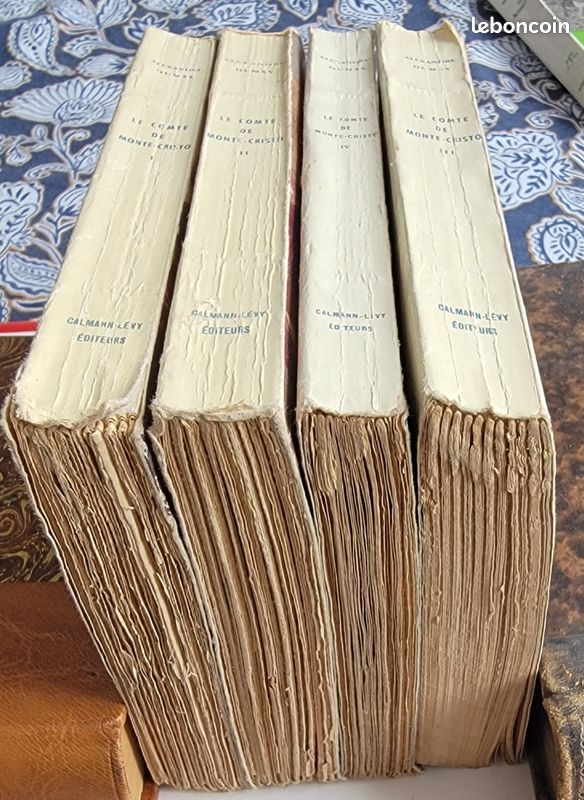 Le Comte de Monte-Cristo – Alexandre Dumas – 4 tomes complets – Calmann-Lévy 1950 (image 4)
