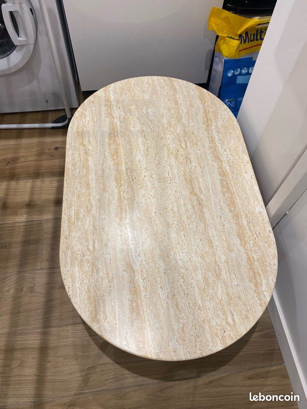 Table basse effet travertin (image 2)