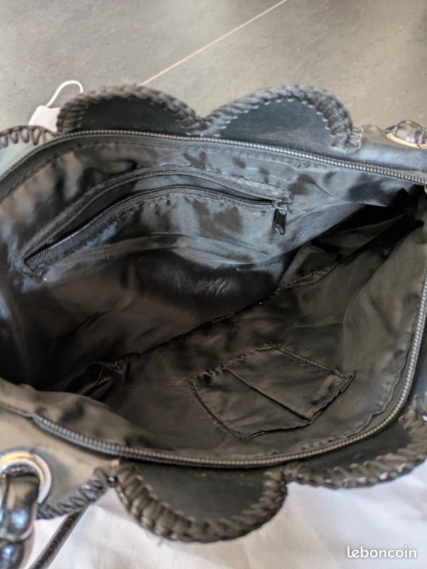 Sac rose poudré/noir (image 3)