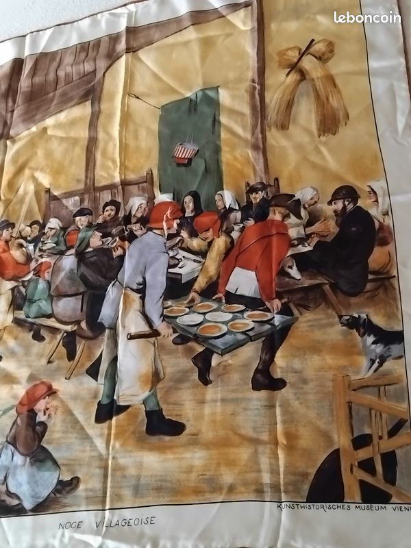 Foulard soie vintage (image 2)