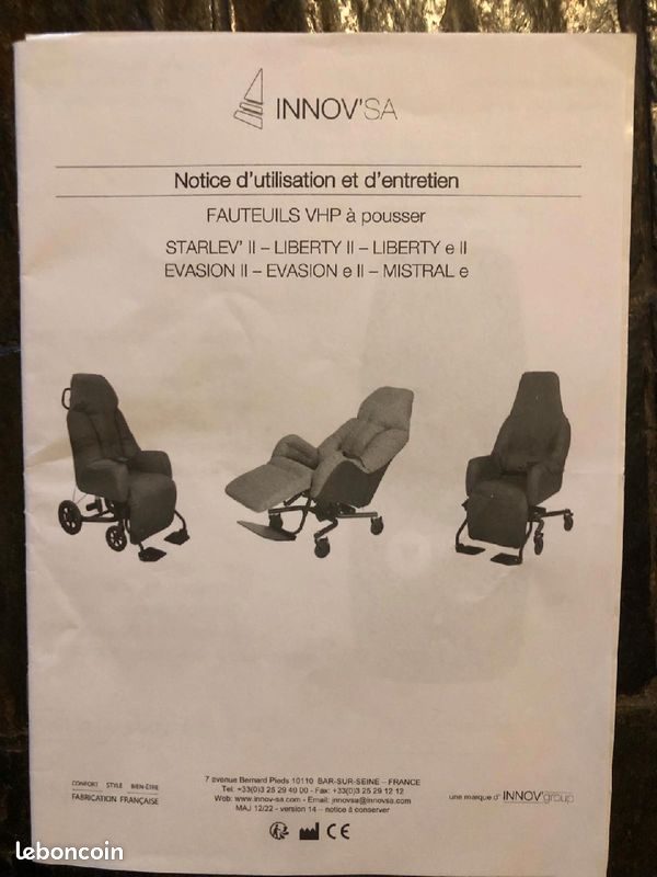 Fauteuil "médical" VHP (image 2)