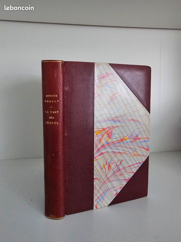 Livre ancien - La part des choses de Benoîte Groult (image 1)