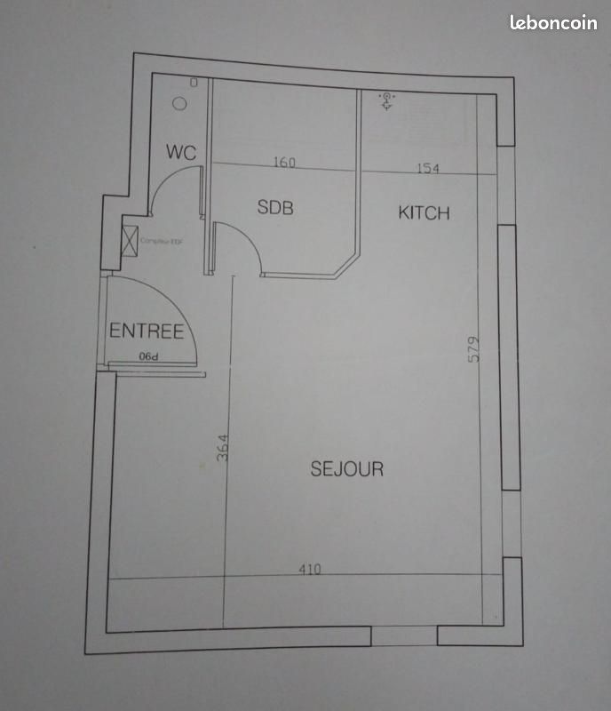 Appartement 1 pièce 24 m² · à Montpellier · 24 m² · 580 €