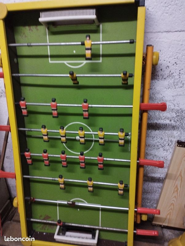 Jeu De Baby-Foot Dribbling Football Club – Equipe Verte Vintage 1970 Arcofal
