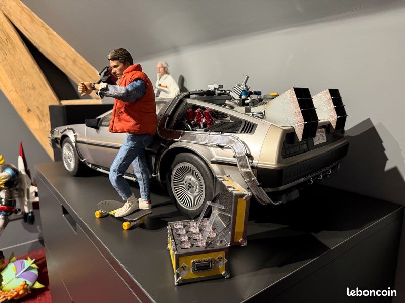 RETOUR FUTUR 2 figurine signée Llyod Back Future 2 MMS380 Hot Toys figure signed EUR 890,00